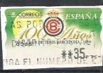 Stamps Spain -  Real club tenis Barcelona 1988