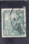 Stamps Spain -  generalísimo Franco (26)