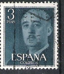 Sellos de Europa - Espa�a -  1955 Serie básica. General Franco.