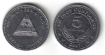 monedas de America - Nicaragua -  Córdobas