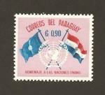 Stamps : America : Paraguay :  Homenaje a las Naciones Unidas