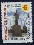 Stamps Ecuador -  Monumento JUAN L. MERA