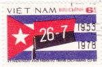 Stamps Vietnam -  25 aniversario felicitación de Vietnam por el asalto al cuartel Montcada