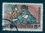 Stamps Vietnam -  Cartas de amor