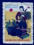 Stamps Vietnam -  Campesina