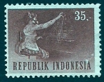 Stamps Indonesia -  Telegrafista