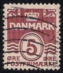 Stamps : Europe : Denmark :  Cifras