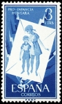 Stamps : Europe : Spain :  ESPAÑA SEGUNDO CENTENARIO NUEVO Nº 1205** 3P AZUL PRO INFANCIA 