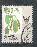 Sellos de Asia - Malasia -  Planta