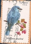 Stamps United States -  forever USA - Azulejo de las montañas