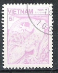Sellos de Asia - Vietnam -  Lagarto