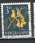 Sellos de Oceania - Nueva Zelanda -  1960 -1963 Local Motifs - Flowers**