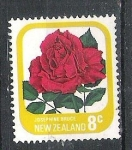 Sellos de Oceania - Nueva Zelanda -  Flor