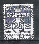 Stamps Denmark -  1990 Wavy Lines