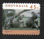 Sellos del Mundo : Oceania : Australia : Kanguros y Koalas