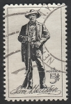 Sellos de America - Estados Unidos -  757 - Centº de la muerte de Sam Houston