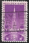 Stamps United States -  404 - Exposición internacional en Golden Gate