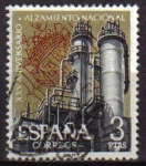 Stamps Spain -  ESPAÑA 1961 1360 Sello XXV Aniv. del Alzamiento Nacional Siderurgia Usado 3pts
