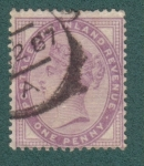Stamps Europe - United Kingdom -   Reina Victoria - superficie impresa