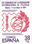 Stamps Spain -  52 congreso filatelia Madrid  (27)
