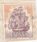 Stamps Spain -  navío Santa Trinidad (27)