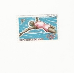 Stamps Mali -  JEUX AFRICAINS  BRAZZALIE