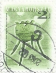 Stamps Hungary -  MOBILIARIO ANTIGUO. SILLA DE MADERA, 1838. YVERT HU 3732