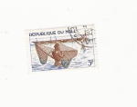 Stamps : Africa : Mali :  PESCADORES EN FAENA