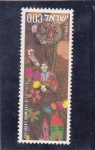 Stamps Israel -  dibujo infantil