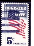 Stamps United States -  bandera estadounidense