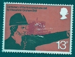 Stamps United Kingdom -  Centenario Alexander Graham 