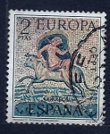 Stamps Spain -  Mosaico romano