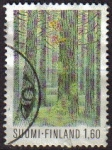 Stamps Finland -  FINLANDIA SUOMI FINLAND 1982 Scott 634 Sello Arboles Parque Seitseminen Michel 893X