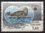 Sellos del Mundo : Europa : Finlandia : FINLANDIA SUOMI FINLAND 1986 Scott 735 Sello Europa Focas Michel 985