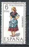 Stamps Spain -  1970 Trajes típicos regionales. nº 38