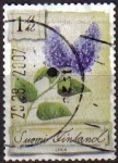 Stamps Finland -  FINLANDIA SUOMI FINLAND 2006 Sello Serie Flores Lilas Usado