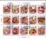 Stamps Yemen -  LA VIDA DE CRISTO