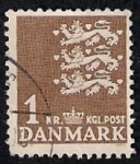 Stamps Europe - Denmark -  Leones del escudo de Dinamarca