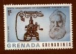 Stamps : America : Grenada :  Centenario Alexander Graham Belll