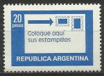 Stamps Argentina -  2702/55