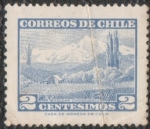 Stamps : America : Chile :  Volcán Choshuenco
