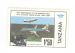 Sellos de Africa - Tanzania -  40º Aniversario de la organización internacional de aviación civil