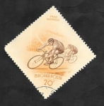 Stamps Hungary -  1097 - Ciclismo