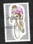 Sellos de Europa - Francia -  1724 - Mundial de ciclismo