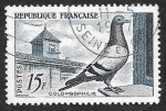 Stamps France -  1091 - Paloma