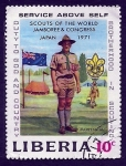 Stamps : Africa : Liberia :    SCOUTS