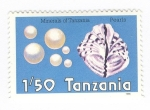 Sellos de Africa - Tanzania -  Minerales de Tanzania. Perlas