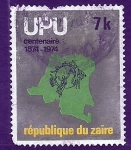 Stamps : Africa : Republic_of_the_Congo :  Centenario U  P  U
