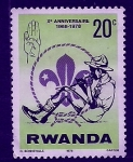 Sellos del Mundo : Africa : Rwanda :   SCOUTS