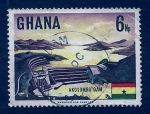 Stamps : Africa : Ghana :  PRESA DE ACOSOMBO